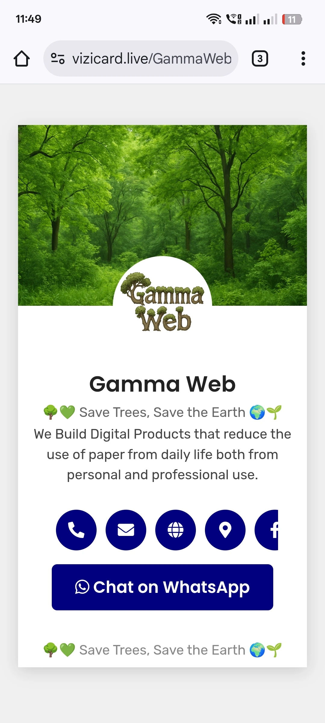 ViziCard Sample Image 1